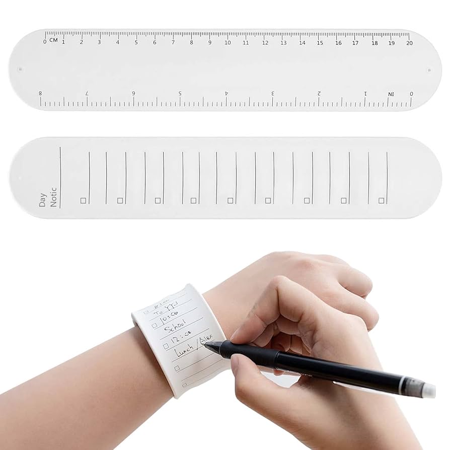 Wemo 手首に巻きつけるメモ帳 ウェアラブルメモ メモバンド 1個入り 腕に巻きつけるメモ メモ